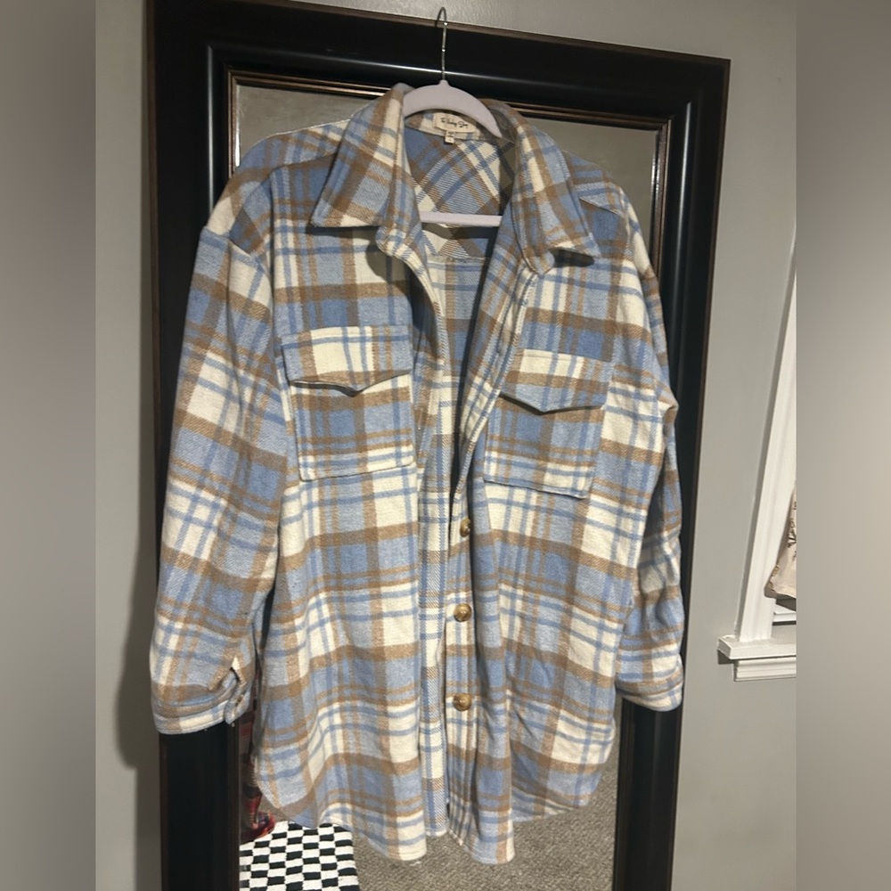 Plaid shacket
